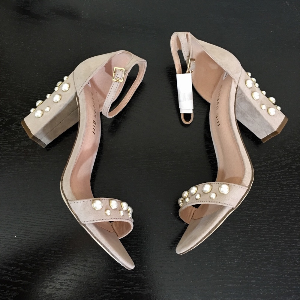 Steve Madden pearl taupe heels - Picture 4 of 8